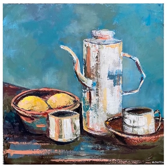 Fri 3 July – Online Zoom Demonstration – Acrylic Palette Knife Painting with Heather Burton